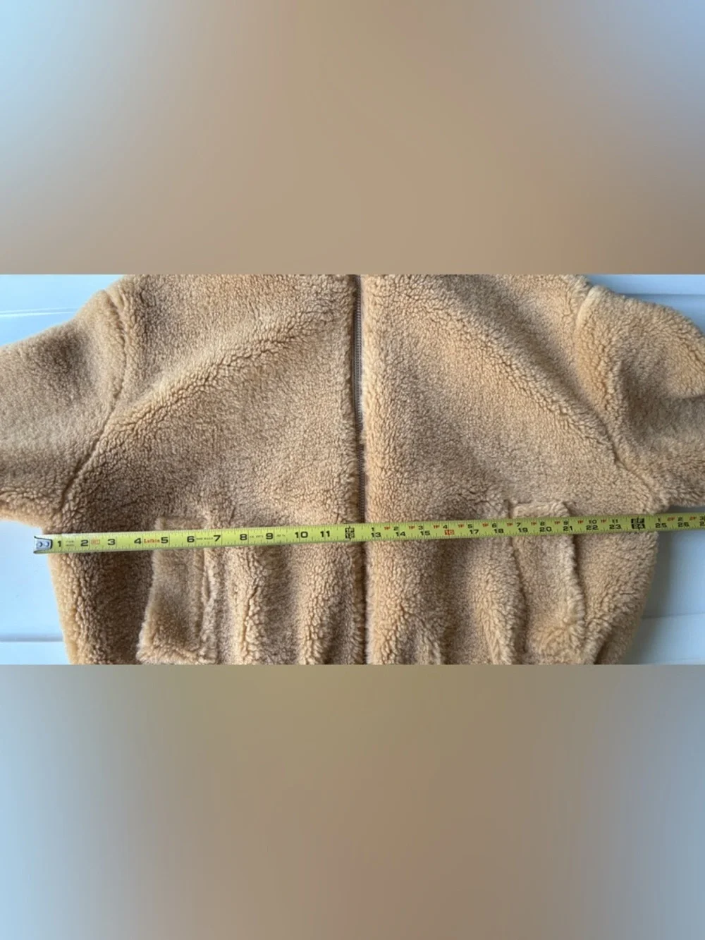 Free People Jacket Size S/M Get Cozy Teddy Sherpa Oversized Jacket Tan Brown - Picture 6 of 8